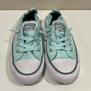 CONVERSE CHUCK TAYLOR ALL STAR SHORELINE
SLIP-ON in Light Blue/Teal Size 7
